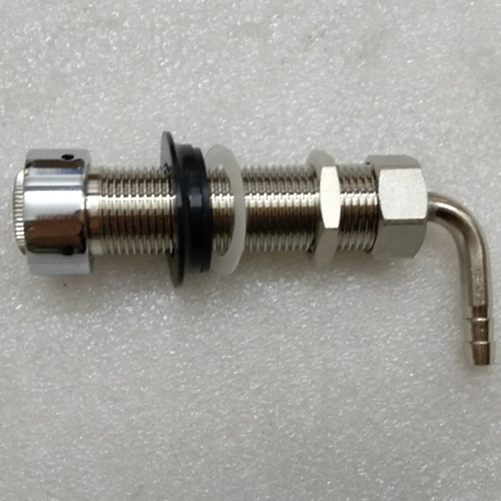 M12K-2X 92.5Mm Stainless Steel Elbow Shank Beer Tap Draft Beer Faucet Accessories With Diameter 8Mm For Beer Keg
