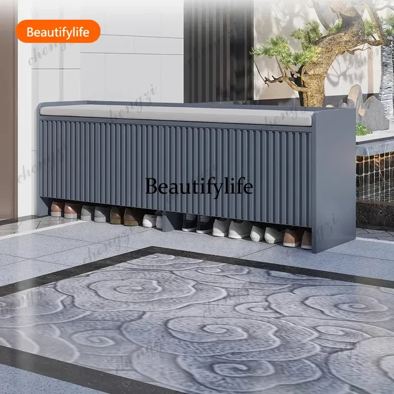 03 Modern With Seat Shoe Cabinet Entrance Hall Vertical Hallway Designer Save Space Cheap Shoe Shelf Luxury Muebles Home Furnit