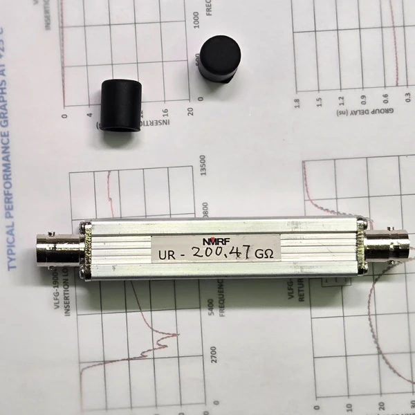 200GΩ (200kMΩ)/2W ultra-high resistance resistance, compact size, aluminum alloy shell BNC interface