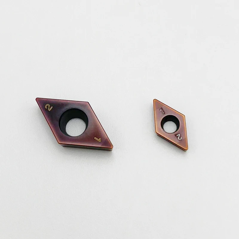 

DCGW CBN Insert DCGW070204 DCGW11T304 DCGW11T308 YCB2011 2 Blade Surface Coating CBN Cubic Boron Nitride Insert Turning Tool