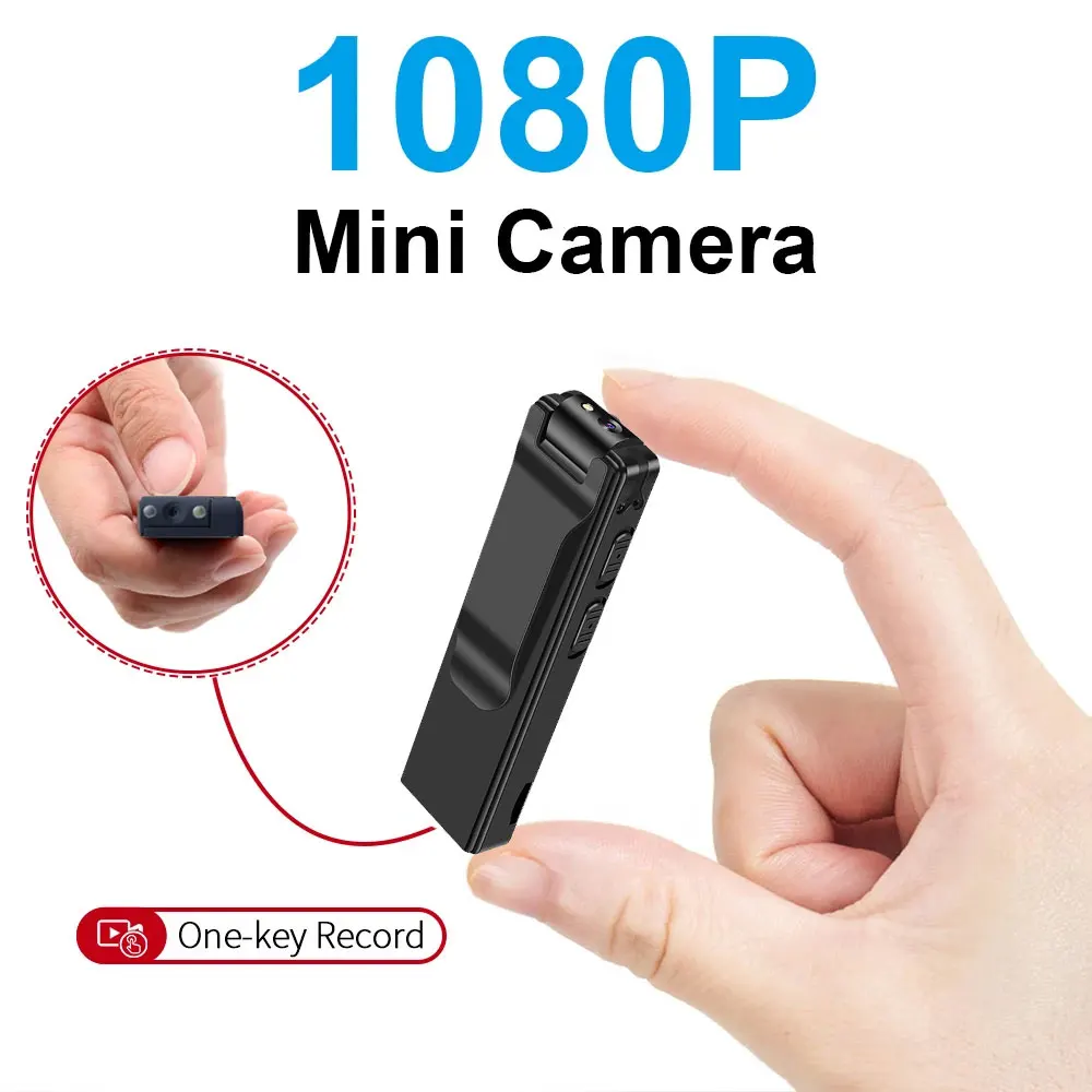 HD 1080P Mini Camera Sports DV Smart Home Security Cam Motion Sensor Small Camcorder Magnetic Pocket Body Camara Video Recorder