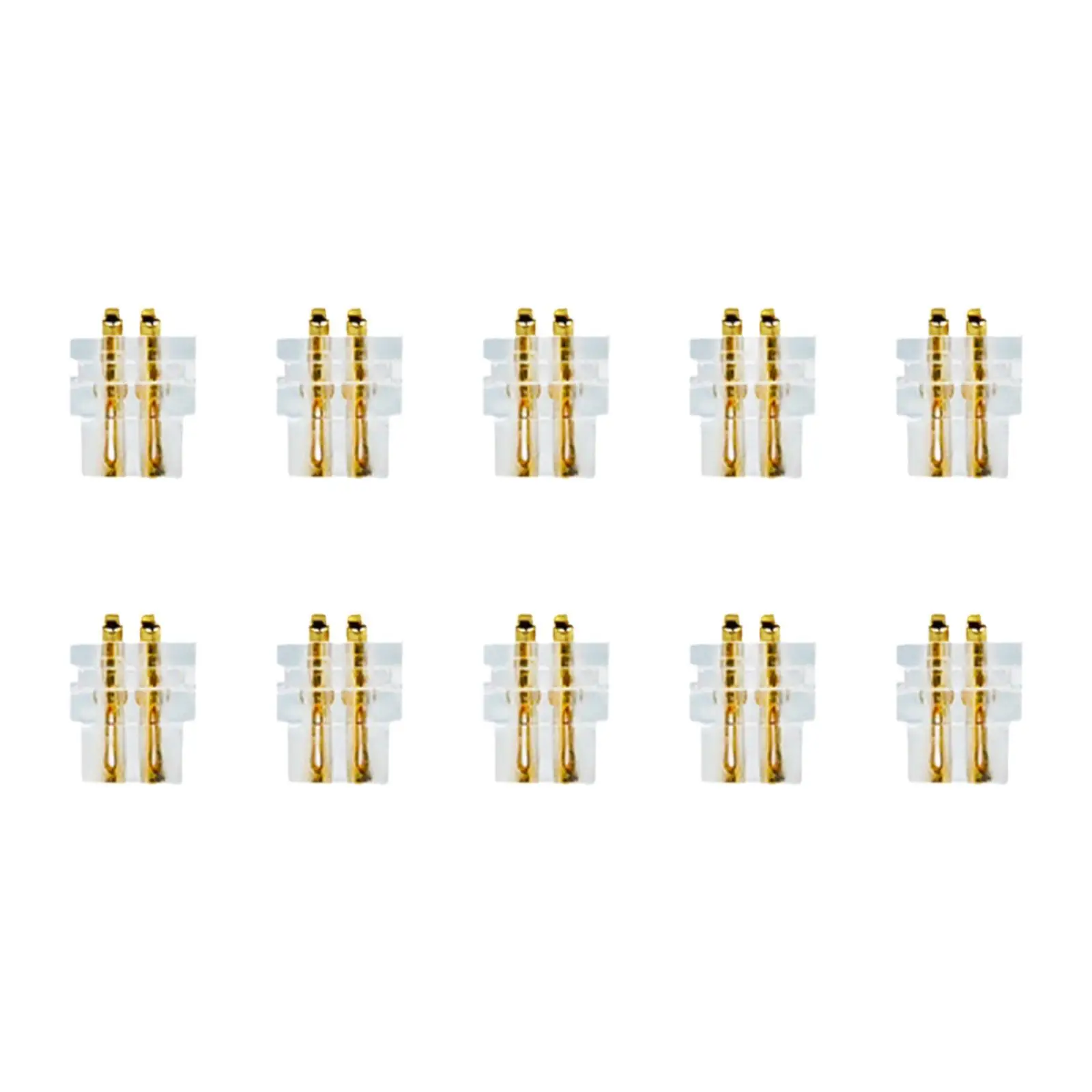 10x Earphone DIY Kit Earphone Jack Connector Compatible Square Earphone Accessories Sturdy 0.78 Jack DIY Headphone Accessory