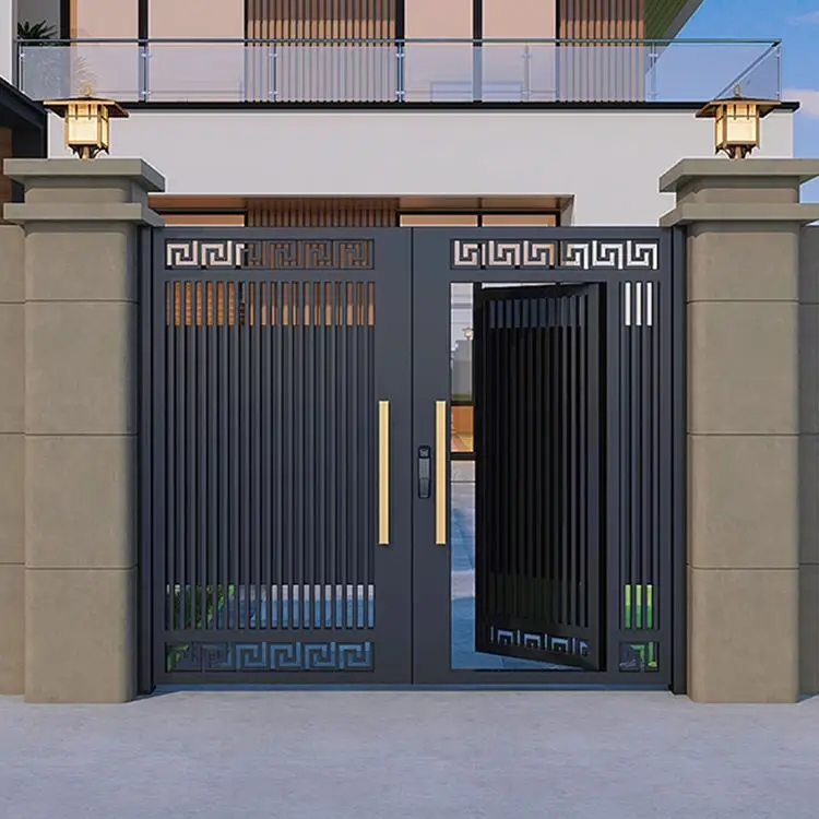 التخصيص الساخن بيع البيت تصاميم البوابة الرئيسية بوابات منزلقة تصميم جميل فيلا بوابة فاخرة بسعر منخفض