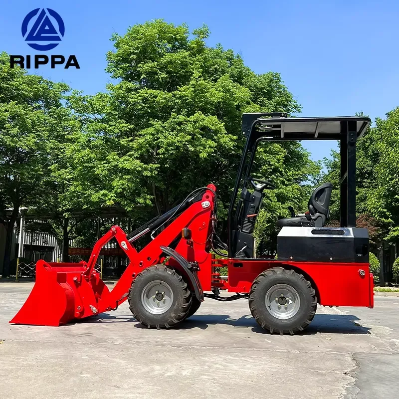 EPA Engine 4x4 Mini Wheel Loader Backhoe Front Loader 1700kg Perkins Engine