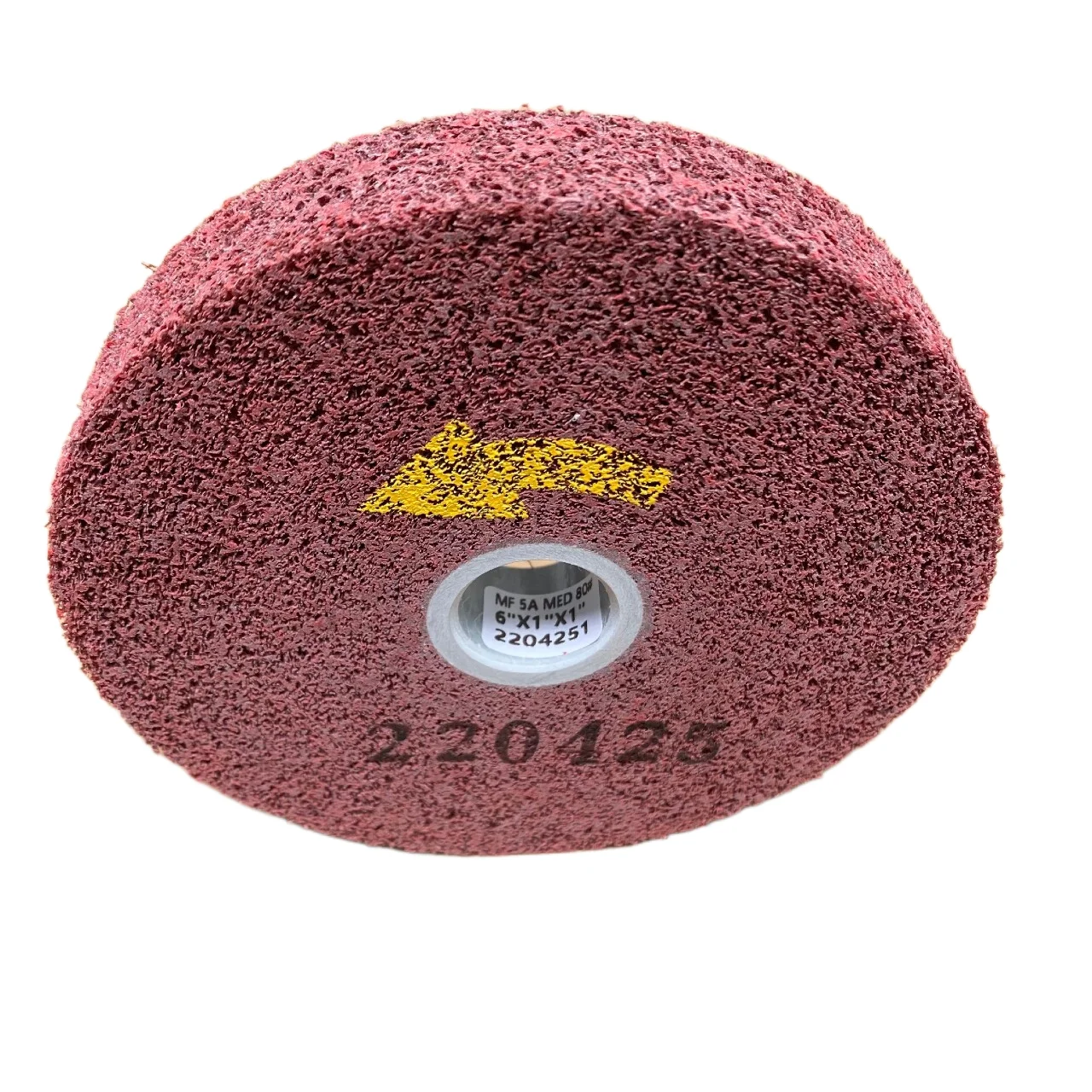 Metal finishing convolute abrasive wheel MF 4A CRS 6X1X1 for satin, finishing and generate hair line finish