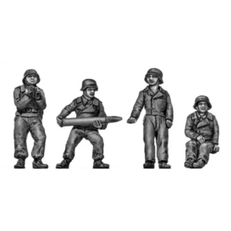 

Масштаб 1/72, литая под давлением фигурка из смолы, комплект модели, Немецкий Panzer Jaeger Crew времен Второй мировой войны, неокрашенные фигурки