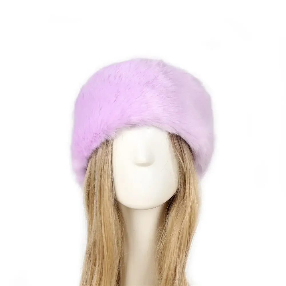 Ski Sneeuw Oorwarmer Nepbont Hoofdband Vrouwen Oorbeschermer Pluizige Russische Caps Outdoor Winter Hoeden