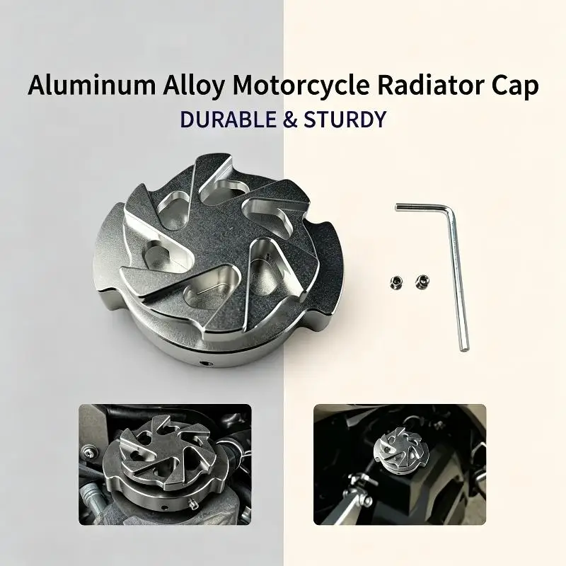 Heat Sink Cover Installation Tool Aluminum Motorcycle Gas Tank Cap Anti Rust Multi Colors For Off Road Street Bike Modification