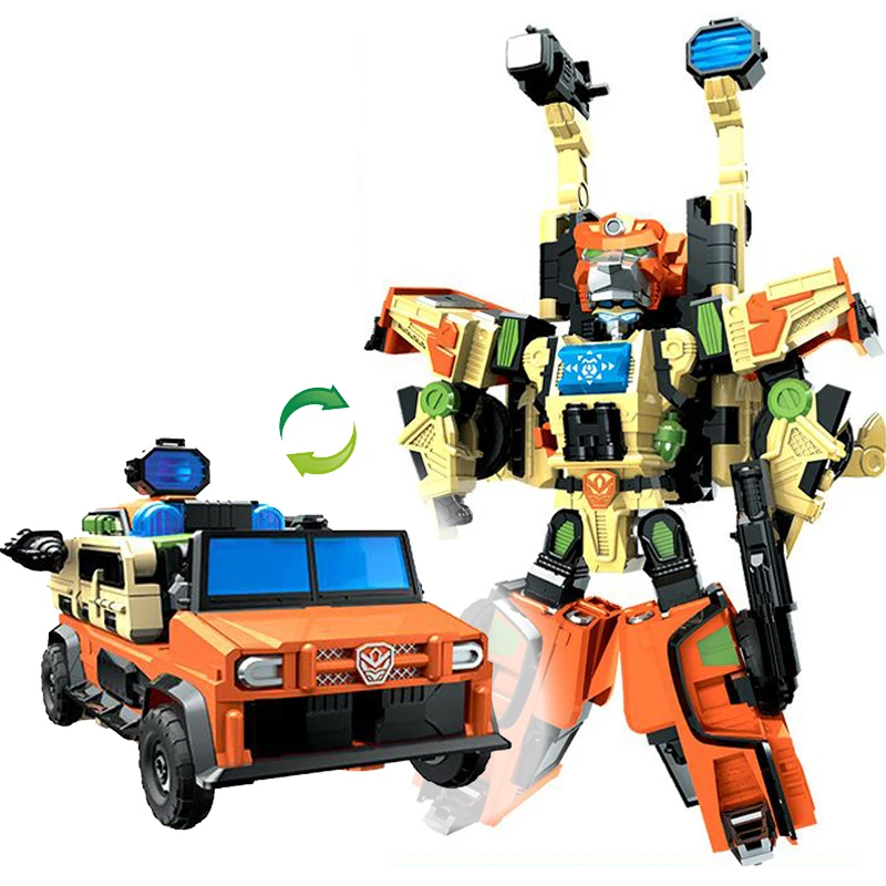 

2025 New Hello Carbot Beast Car Deformation Plastic Model Kit Robot Toy DIY Anime Figure Children's Toys for Boys Birthday Gifts