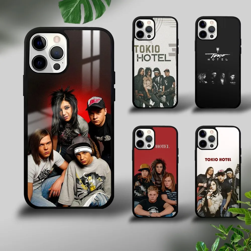 

Rock Band T-Tokio H-Hotel Phone Case For iPhone 16 15 14 13 12 11 Pro Xs Max Mini Plus Celulares Hard Funda