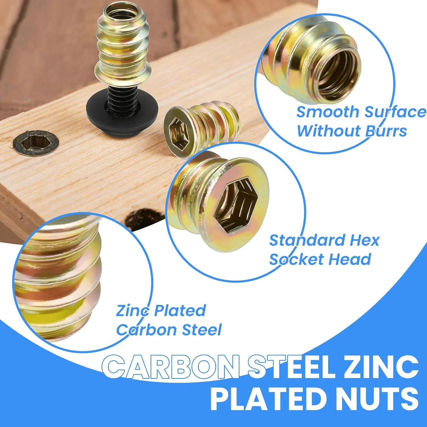Wooden furniture screws with 8 - Furniture Hardware Screws 评论和价格