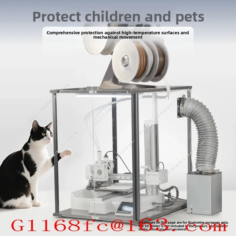 A1mini Enclosure+G1 Filter 3D Printer Cover Suitable for Bambu Lab