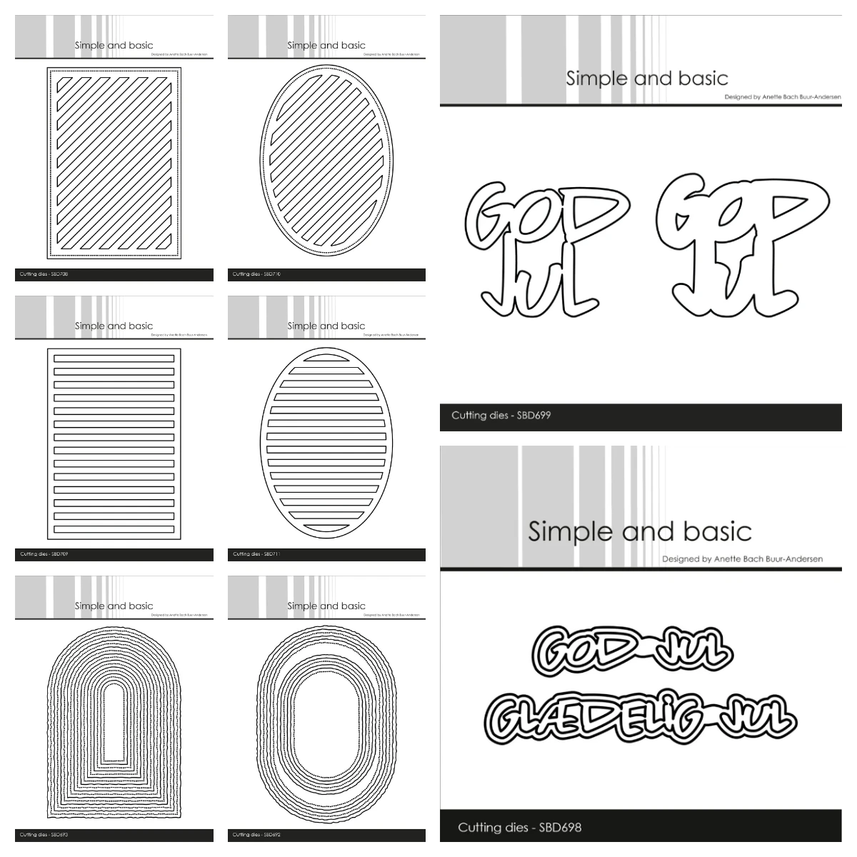 Simple and Basic A6 Oval Rectangle Shape Metal Cutting Dies Stencils for DIY Scrapbooking Album Decoration Embossing Paper Card