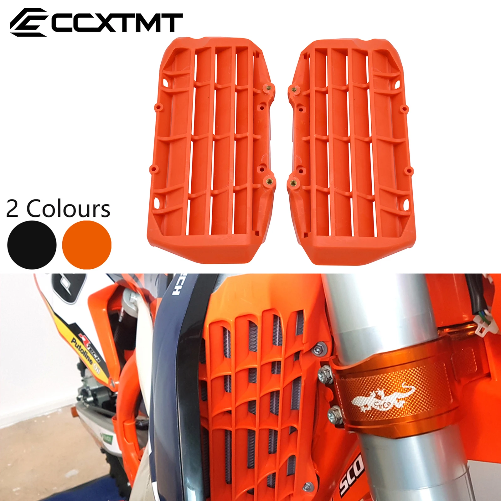 Motorcycle Nylon Radiator Louvres Rad Guards For KTM SX SXF XC XCF XCW EXCF 125 150 250 350 450 For Husqvarna 2016-2019 2020