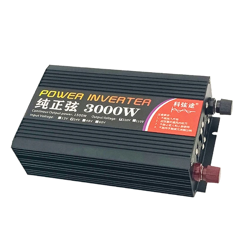 Imagem -06 - Inversor Puro da Onda de Seno do Agregado Familiar 12v 220v 3000w 4000w Poder 12v 24v 48v 60v a 110v Conversor 220v Inversores Solares do Carro