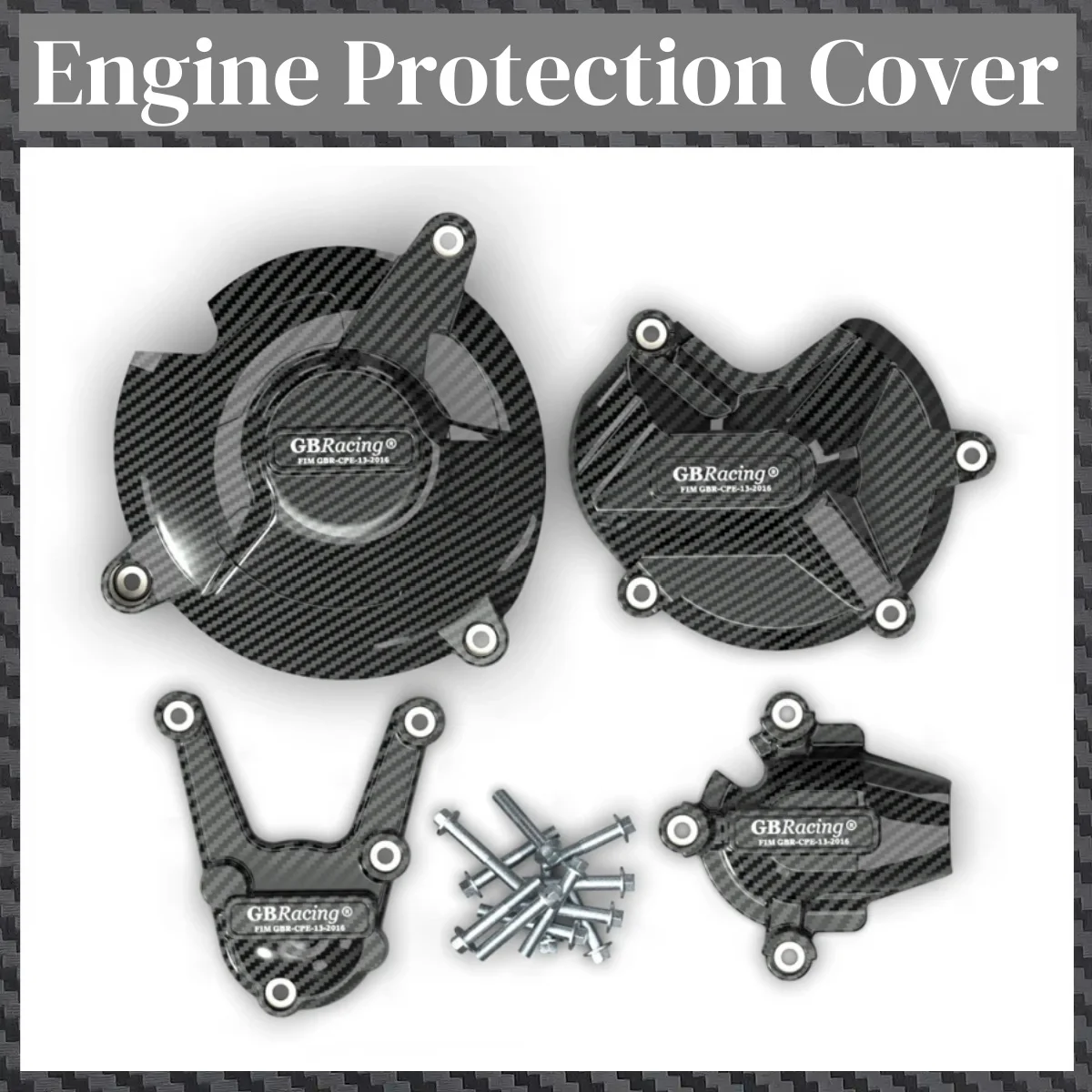 

For BMW S1000R 2017-2020 and S1000RR 2017-2018 and S1000XR 2015-2019 High-quality Carbon Fiber Patterned Engine Protective Cover