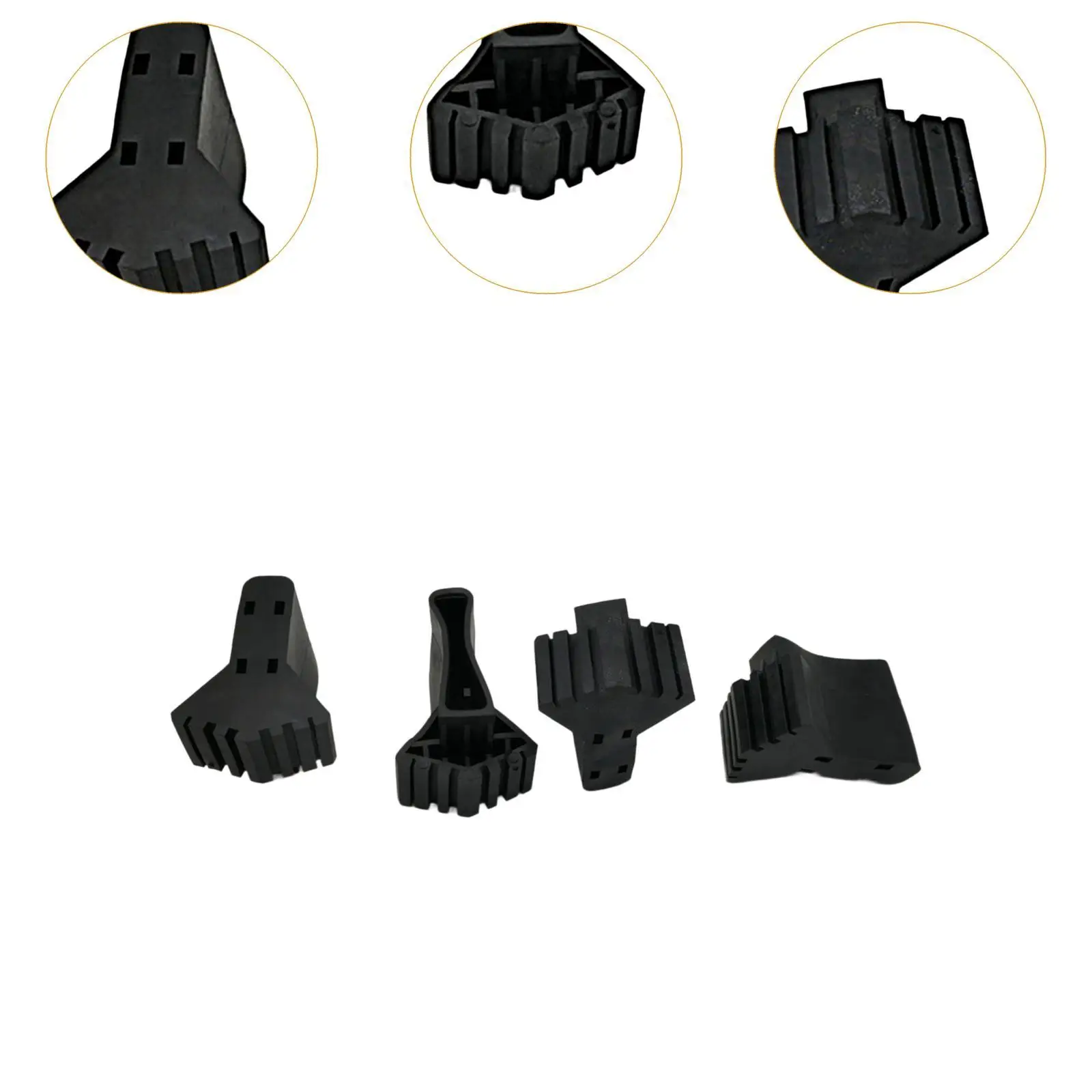 4 Pieces Ladder Foot Cover Easy to Install Anti Slip Extension Ladder Cover