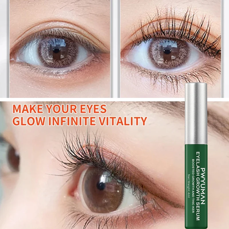 Siero per la crescita rapida delle ciglia 7 giorni Natural Eyelash Eyebrow Enhancer ciglia più piene più spesse prodotti per il trattamento del trucco per la cura degli occhi