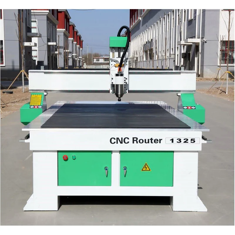1325 1300x2500mm Single/Double-head 3.2KW Wood Router Engraving Cutting Machine Steel Engraver Cutter with Vacuum Adsorption Kit