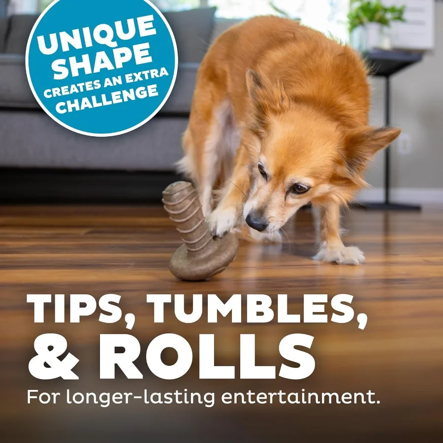 لعبة مضغ متينة للكلاب مع رائحة زبدة الفول السوداني للكلاب المتوسطة الحجم مثالية للعب في الهواء الطلق والداخلي والترفيه طويل الأمد