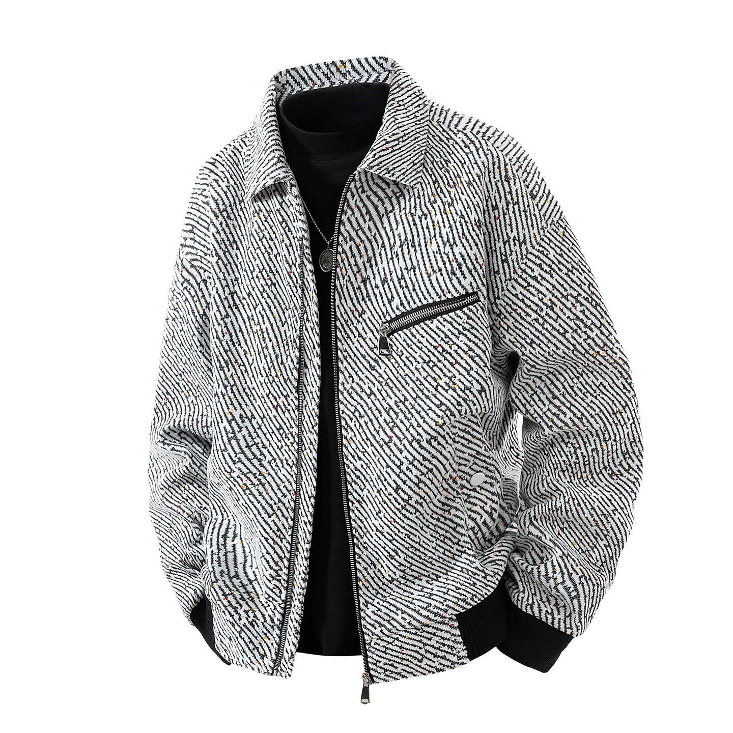 Mens Jacket Turndow… - image