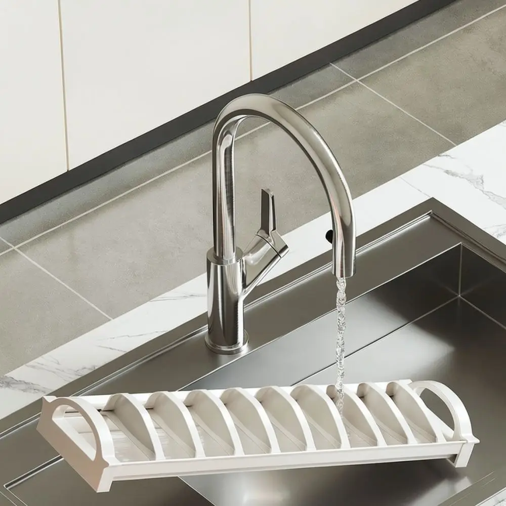 Adjustable Kitchen Cupboard Storage Basket Drawer Dish Drying Rack Organizer Cabinet Organizer Tray Tableware Holder
