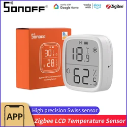 SONOFF SNZB-02D schermo LCD Smart Temperature umidità sensore Zigbee ZigBee 3.0 funziona ZB Brige-P Alexa Google Home