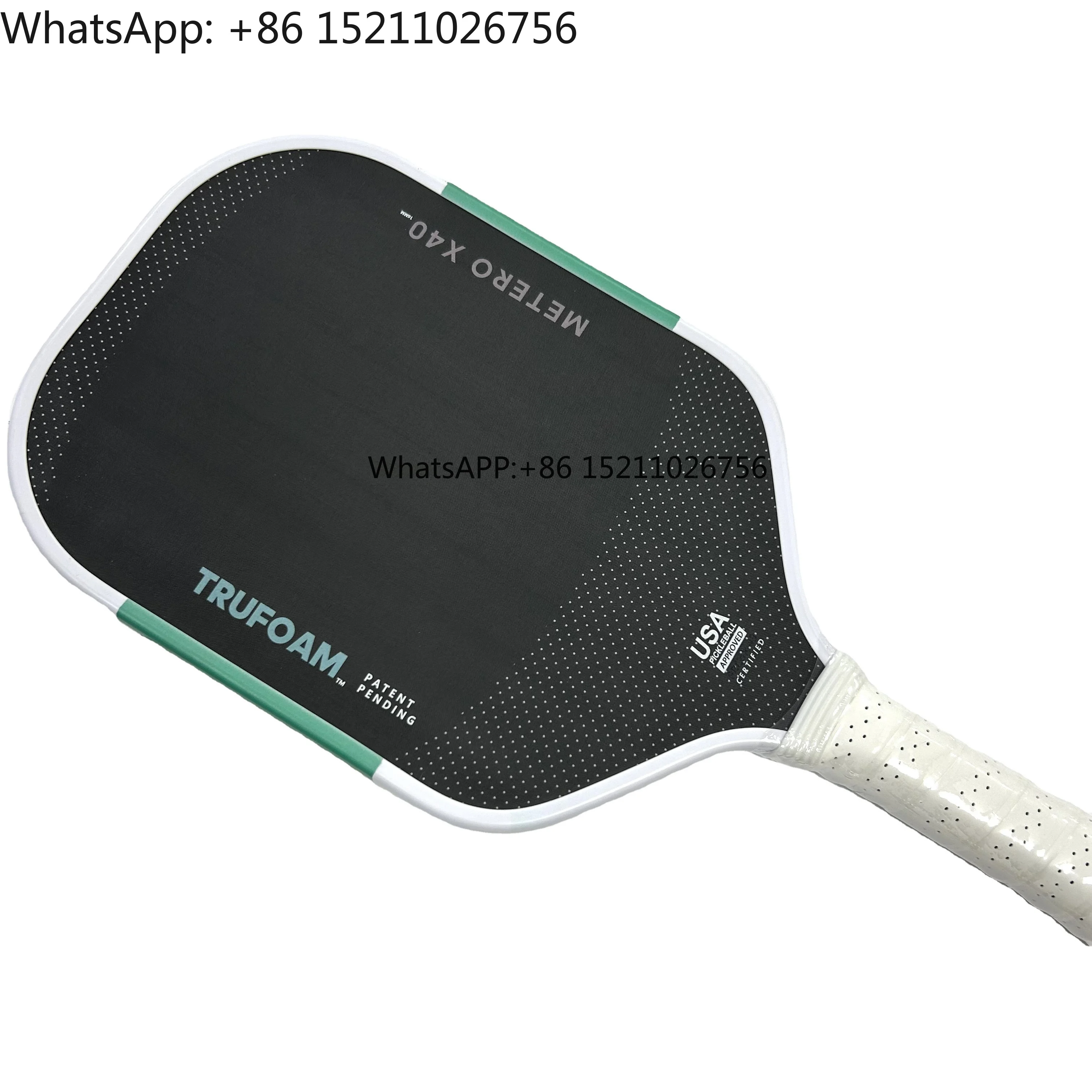 

2025 New USAPA Certified 16mm Trufoam High Density Foam Core Carbon Fiber Picket Racket for Outdoor Sports and Competitions