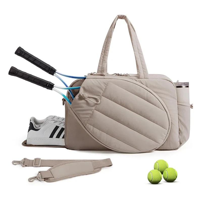

1pc Men's and Women's Tennis Tote Bag Fashionable and Portable Handbag Badminton 2-piece Fashionable Handbag Nylon