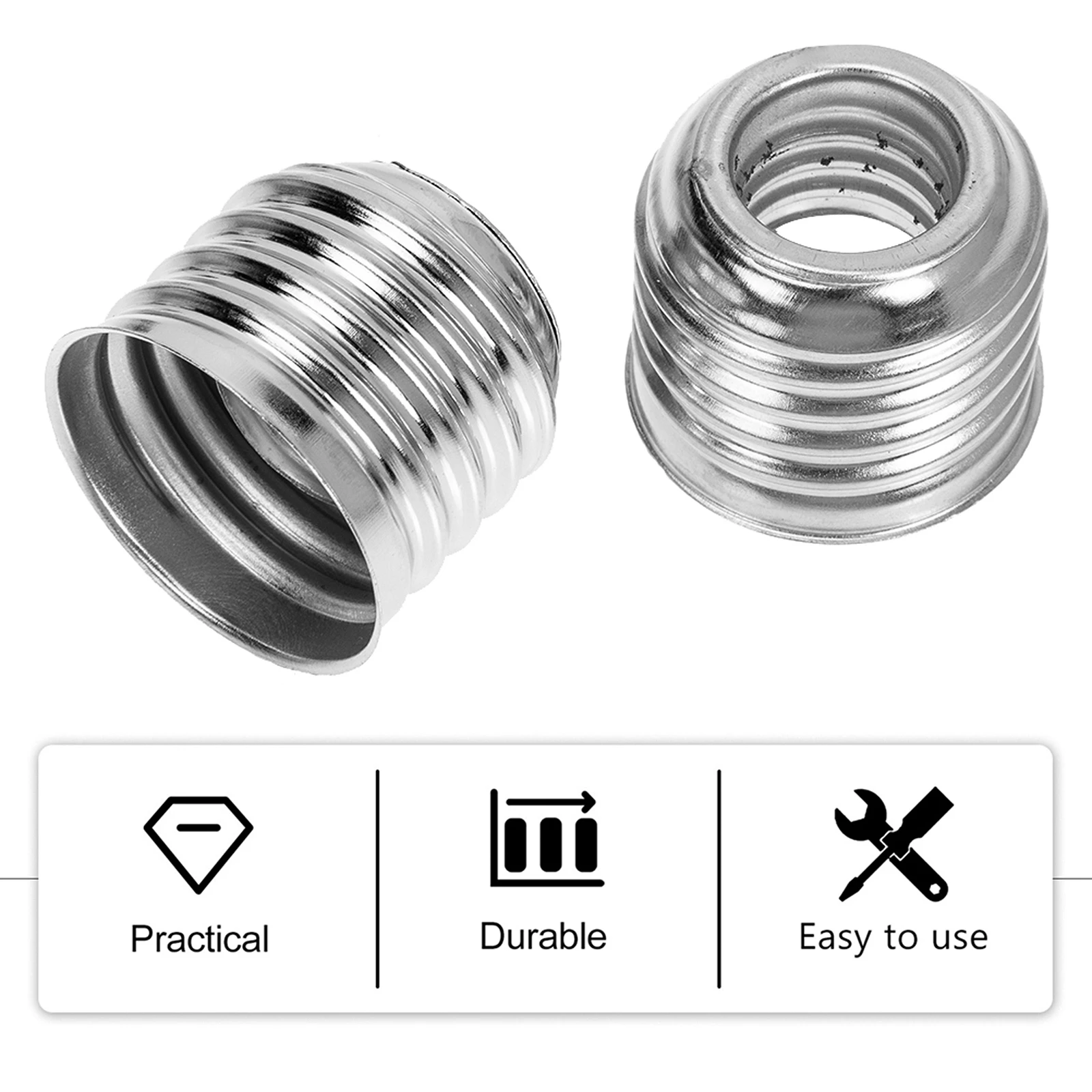 15Pcs Professional Light Bulb Converter E14 To E27 Socket For Efficient Lighting Solutions