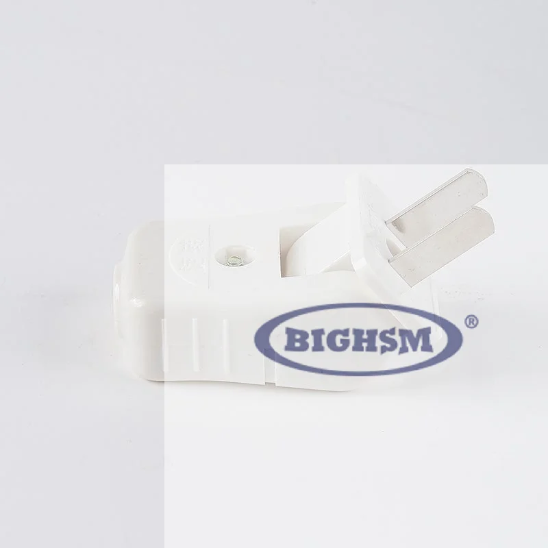 1PCS  Home Socket DIY Accessories 180 Degree Rotary Power Plug American Connection With Two Flat Foot Joint