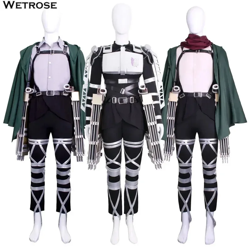 

【Wetrose】In Stock Titan Cosplay Costume Final Season Jean Kirstein Levi Mikasa Ackerman Armin Connie Hange Zoë Eren