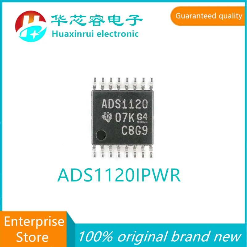 ADS1120IPWR TSSOP-16 100% original brand new silk screen ADS1120 16 digit analog-to-digital converter ADS1120IPWR