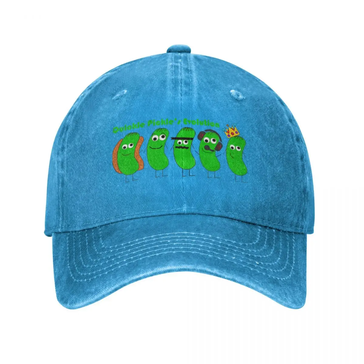 Quickle Pickle Evolution Baseball Cap Streetwear Sunscreen Hat Man For The Sun Mens Cap Women'S