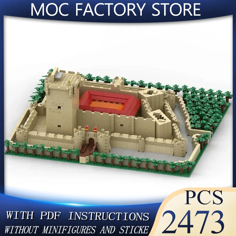 

Medieval Fortress Model Moc Building Bricks Spanish Prison Castle Technology Modular Blocks Gift Christmas Toy DIY Sets Assembly