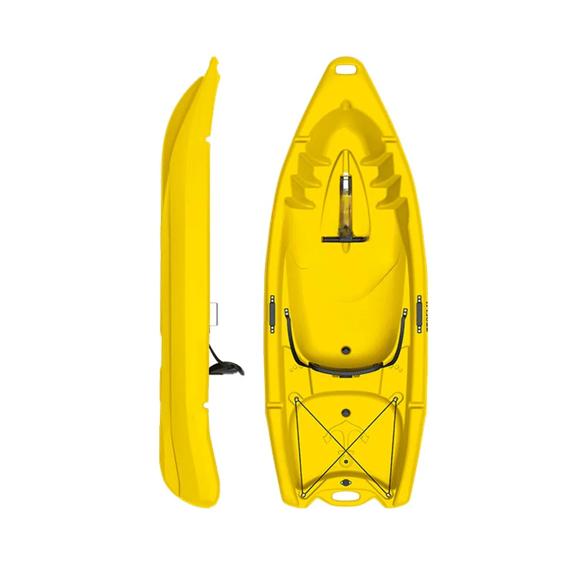 Kajak dubbele ouder-kind platformboot rubberen opblaasbare boot park handroei raften boot