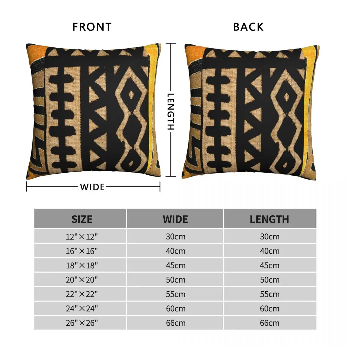 Contemporary African Mud Cloth Pillowcase Printing Fabric Cushion Cover Decor Ancient Throw Pillow Case Cover Bed Square 45*45cm