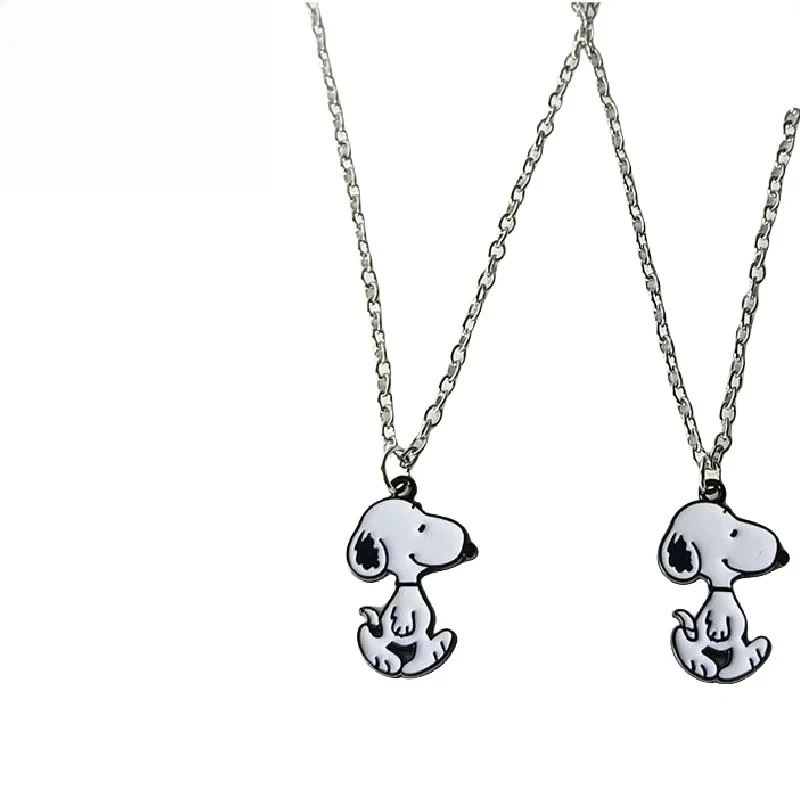Bandai SNOOPY Necklace High Color Value Animation Cartoon Doll Style Creative Men's and Women's Simple All-match Clavicle Chain - view 2