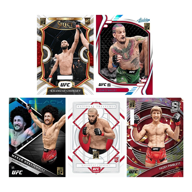 

Diy Homemade Panini Ufc Series Sean O'malley Khamzat Chimaev Merab Dvalishvili Collection Card Toys Gift