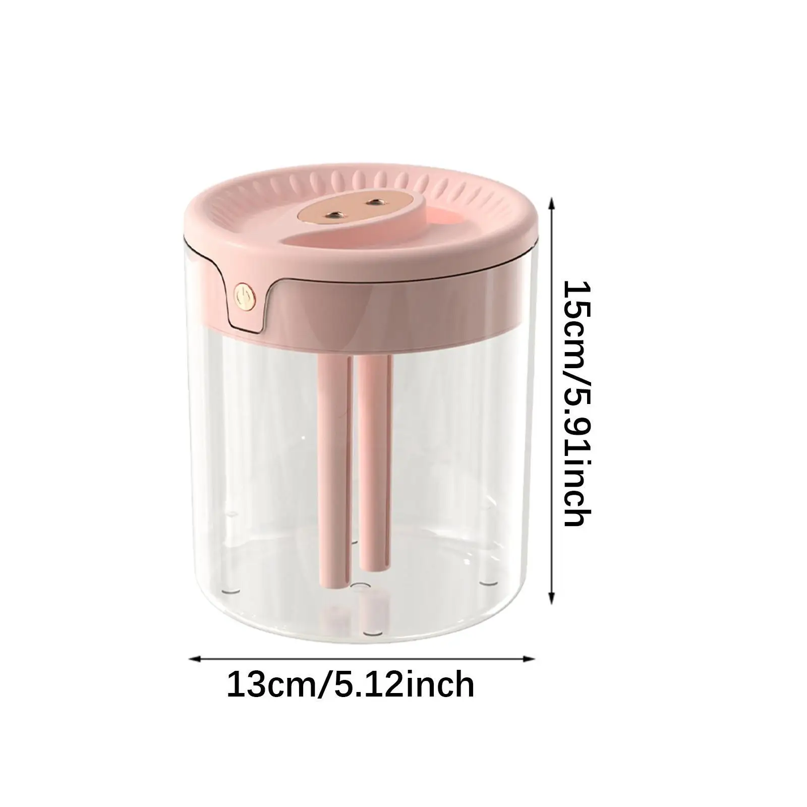 Персональный настольный увлажнитель воздуха USB Plug and Play с тонким выходом тумана и ночником для офиса, отеля, спальни, гостиной, общежития