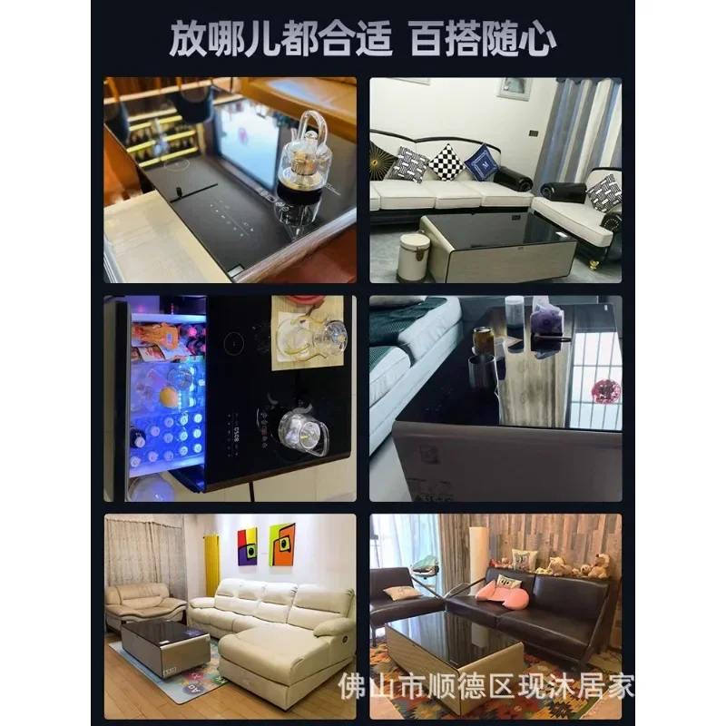 Refrigerator, coffee table, living room, small household, light luxury, modern, simple, multifunctional touch screen, high-end