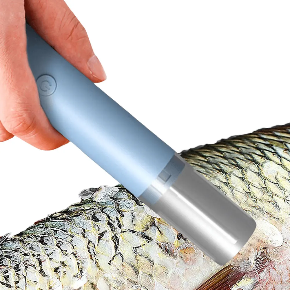 Electric Fish Scaler Easily Remove Fishscales Cordless Fish Scaler Fish Scraper for Chef and Home Cooks Fish Cleaning Tools