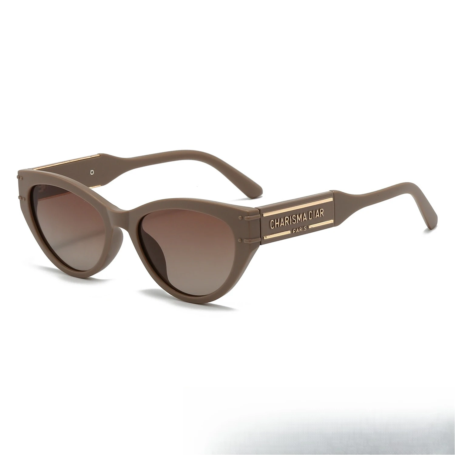 

2025 Retro Cat Eye Polarized Sunglasses UV400 Driving Travel Unisex Couple Glasses Fashion Letter Print Free Shipping​​