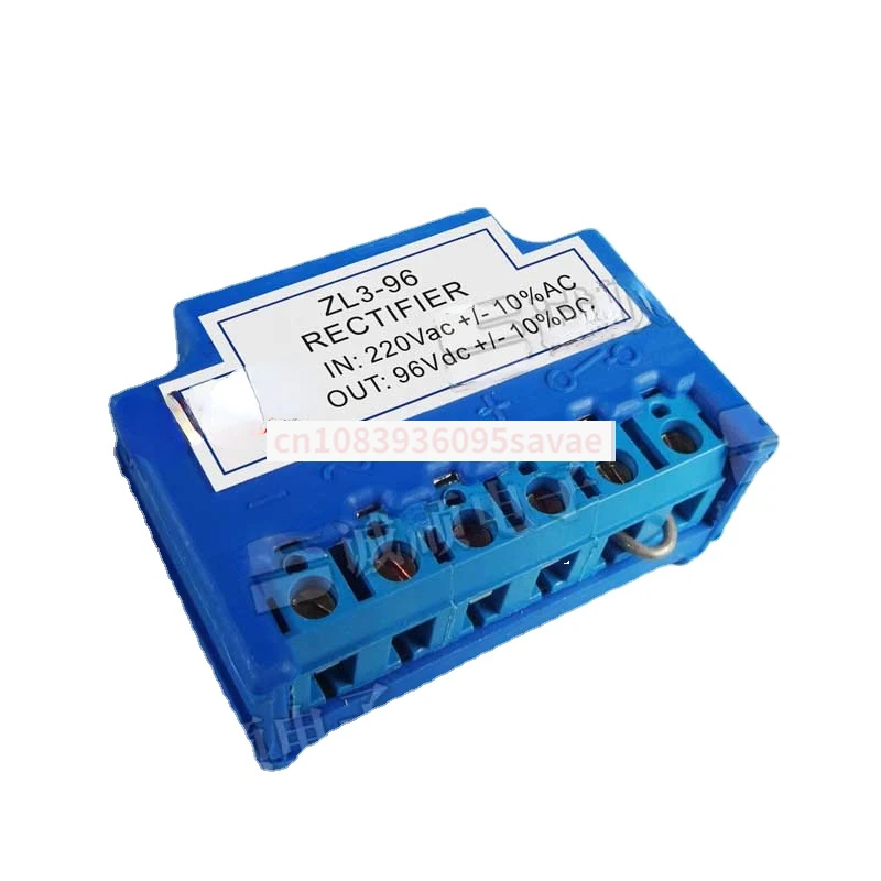 ZL3-96 ZL3-96V RECTIFIER IN: 220Vac+/-10%AC OUT: 96Vdc+/-10%