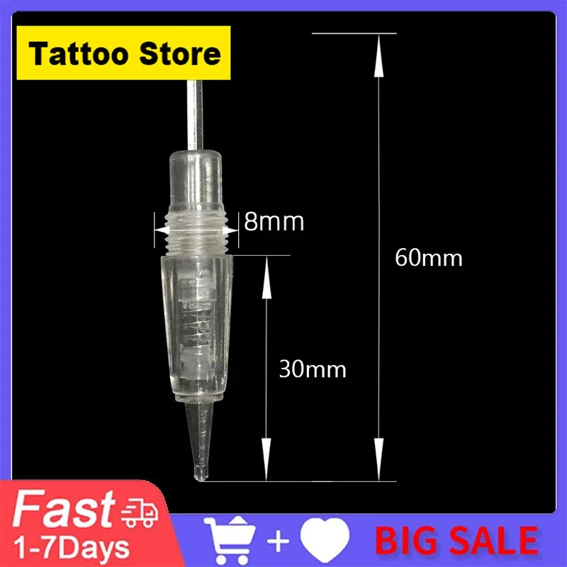 50pcs Screw Tattoo Needles Microblading Cartridge Needle for  Permanent Makeup Charme Princesse Tattoo Machine for PMU Eyebrow