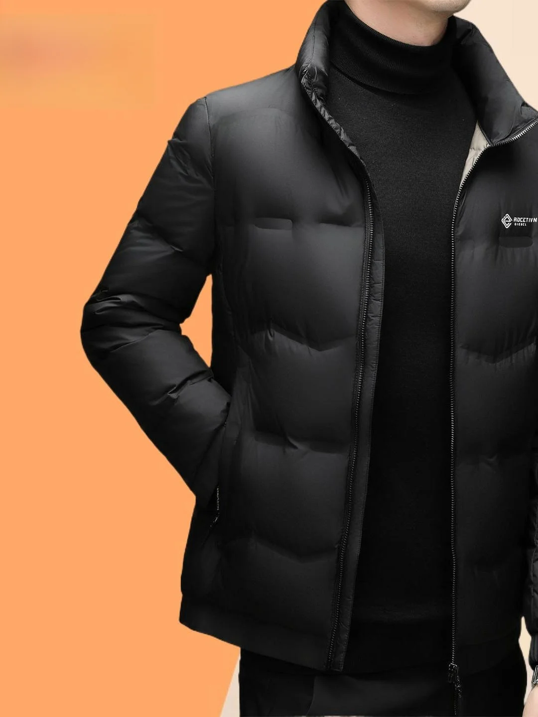 

Мужская короткая легкая утепленная пуховая куртка, новая модель, зимняя, из утиного пуха, теплая верхняя одежда, повседневная городская одежда, полиэстер