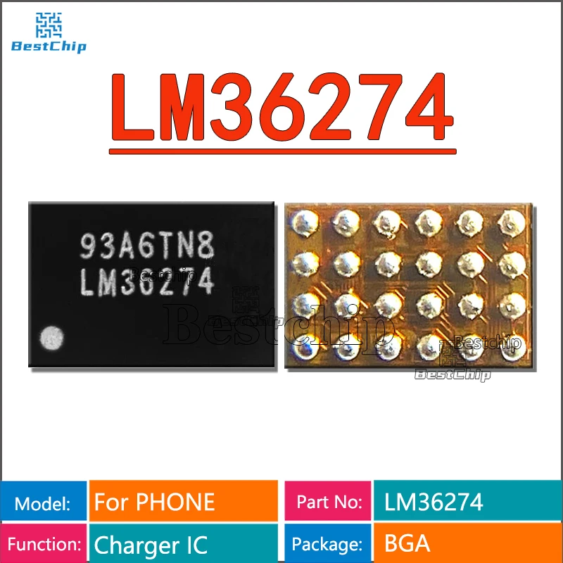 10Pcs/Lot LM36274 For Huawei LCD Display IC Backlight Light Control IC Chip BGA Replacement Parts Chipset