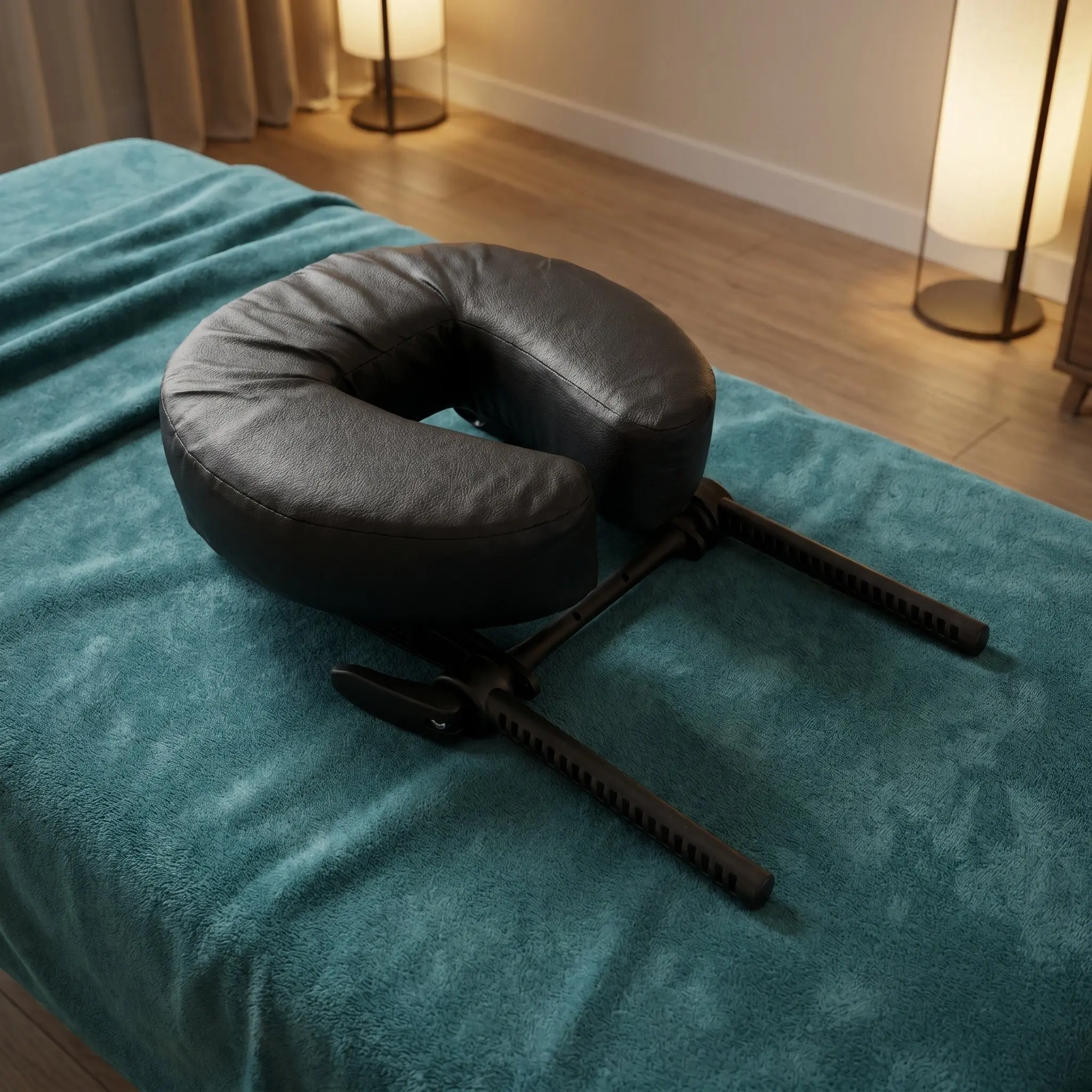 Adjustable Massage Table Headrest Pillow Ergonomic Support for Face Down Massage Bed Spa Salon Cushion Face Cradle