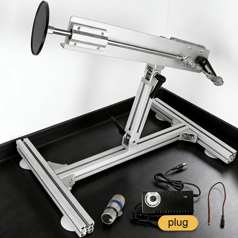 

Телескопический линейный привод с регулируемым ходом 6–20 см и контроллером мощности 110–220 В, дополнительный разъем 3XLR/присоска/кронштейн