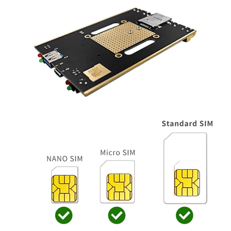 M.2 Module To USB 3.0 Dongle Adapter With Auxiliary Power For Quectel SIMCOM 4G 5G RM500Q RM520N EM160R-GL EM12-G NGFF Modem